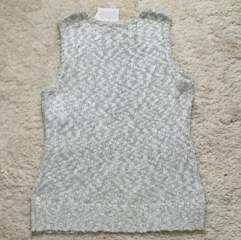 CHICO'S Laurel Lurex Sweater Set Sz 12